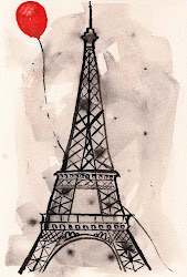 paris tower eiffel drawing paintings adelle drawings balloon emphasis draw sketches painting watercolor easy posted am balloons printable