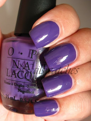opi shrek collection 2010 funky dunkey purple creme grape nailswatches