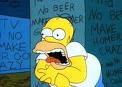 Sin tele y sin cerveza Homer pierde la cabeza
