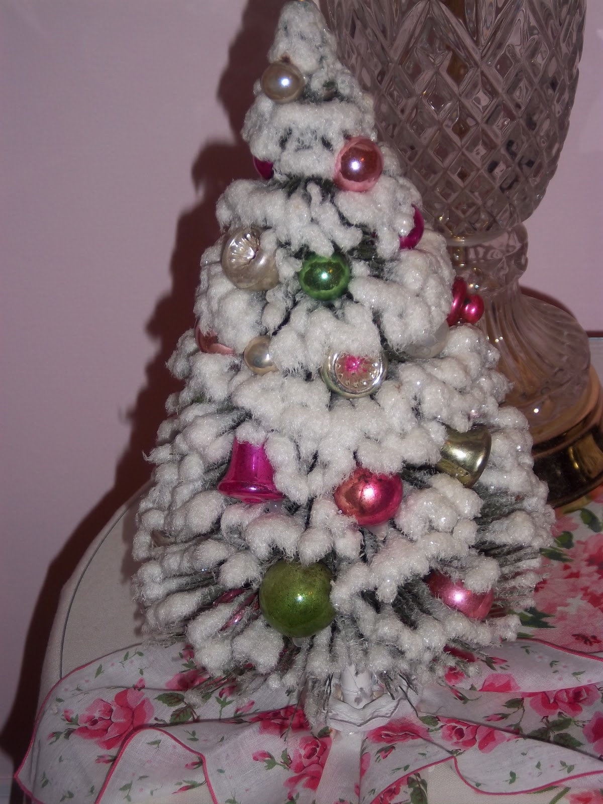 Pink Aluminum Christmas Tree 