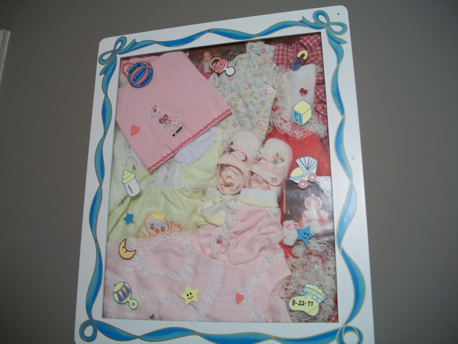 Cats, Kids and Crafts Baby Shadow Box