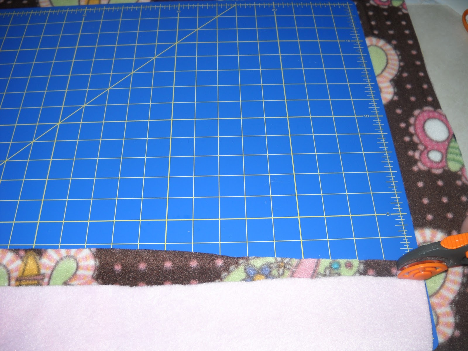 The Clevelands: No-sew Fleece Blanket instructions