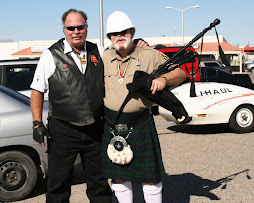 El Zaribah Shrine Bagpiper