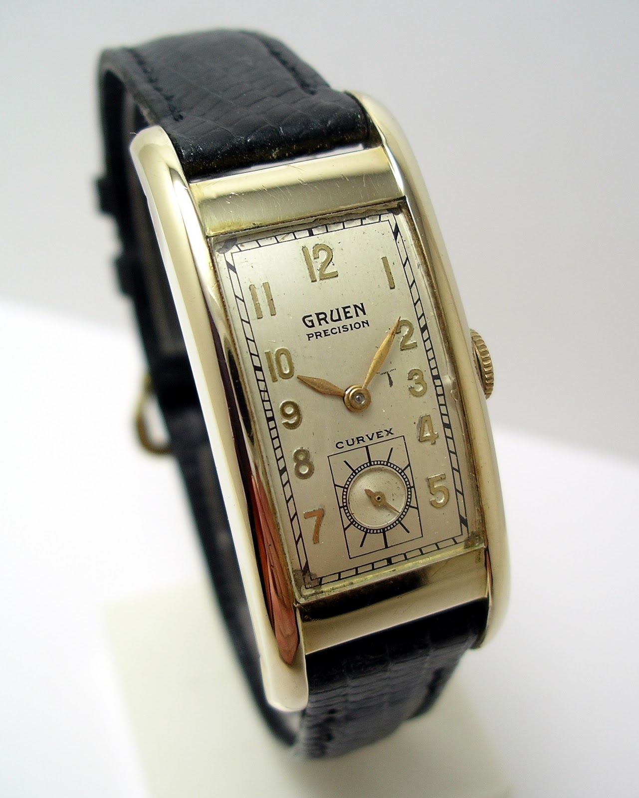 17 Rubies Vintage Watches: GRUEN Curvex Swiss Precision 46mm cal 311 ...