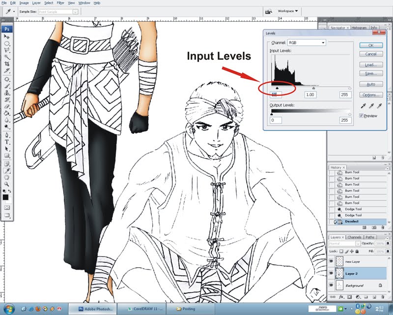 Cara Mewarnai Gambar Di Photoshop Cs3 Mewarnai Gambar Pemandangan