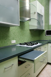 Modern Decoration Green Kitchens Design