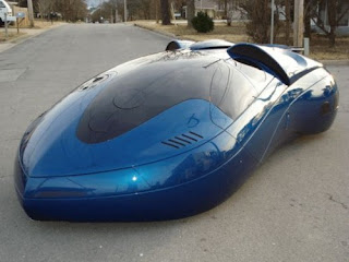 Modern Blue Djinn from Fastlane Futuristic concept car