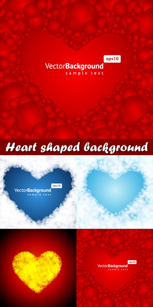 Heart shaped background - Adobe Plus