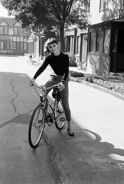 audrey hepburn motorcycle
