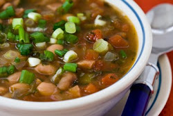 pinto soup bean cooker pressure ham recipe spicy cilantro beans recipes tomatoes stovetop slow kalynskitchen pork kalyn kitchen utah south