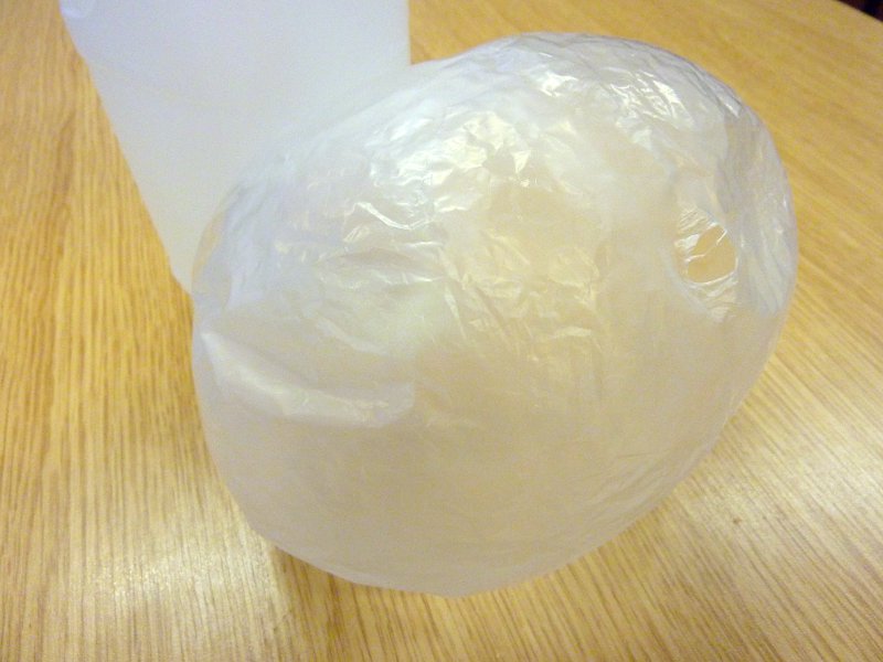 Steve Edmondson: Inflating milk bottles to make plastic bags