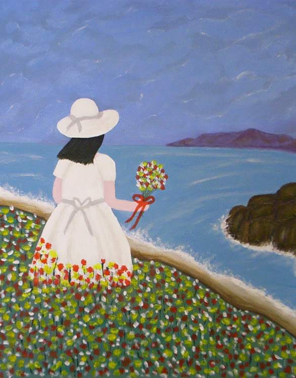 LIL GIRL BY THE SEA