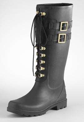 Tory Burch Buckle Rain Boots | Viva Fashion