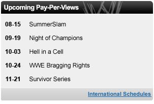WWE PPV'S