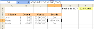 Funciones de Excel: SI 4