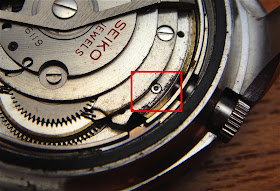 HOROLOGY CRAZY: Removing the stem/ crown from Seiko automatic movement
