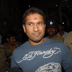 Sachin Tendulkar in Film Nagar Temple | Sachin Visits Film Nagar Temple Complex in Hyderabad Pictures