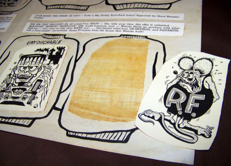 Nostalgia on Wheels: Vintage 60's Ed Roth T-shirt & Decal Art