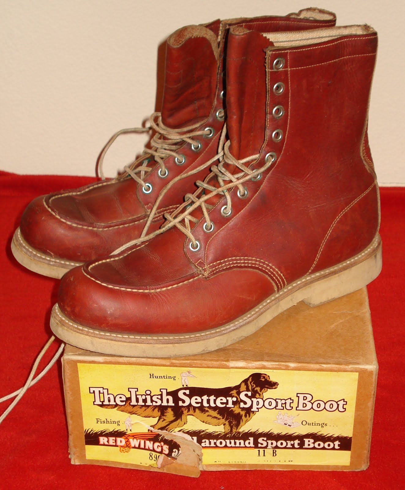 irish setter boots by redwing