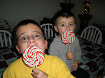 Enjoying "sugar" from Santa