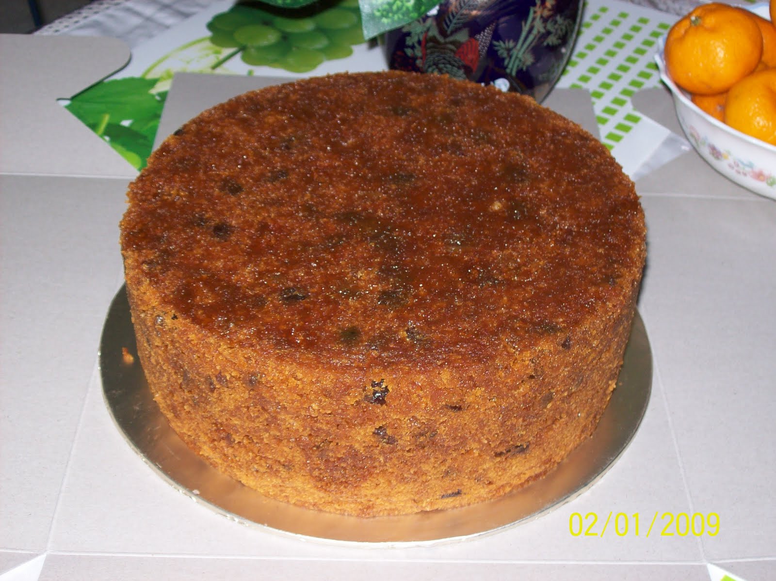 Mona's Oven kek kukus buahbuahan/fruit cake