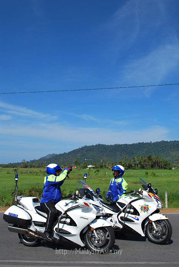 malaysia police motorcycle