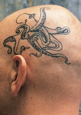 picture of red octopus tattoos