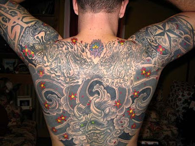 image of full back japanese tattoo