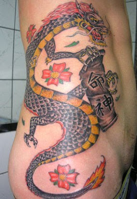 oriental dragon tattoo design