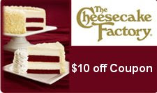 Cheesecake Factory Printable Coupons November 2014