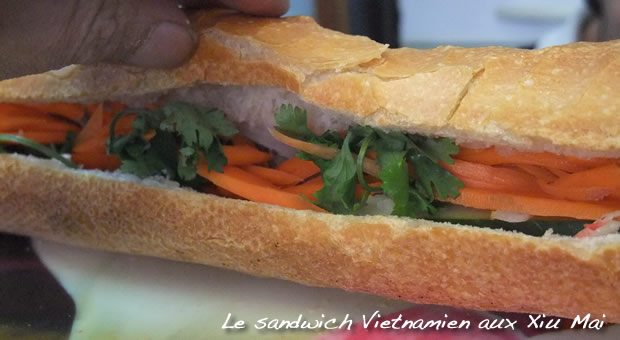 Sandwich vietnamien - la baguette doit croustiller