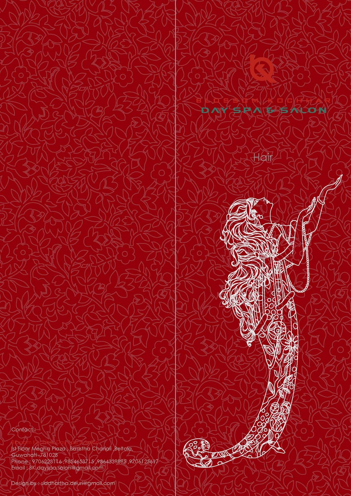 Siddhartha Blossom Kochhar Day Spa and Salon Brochures, Guwahati