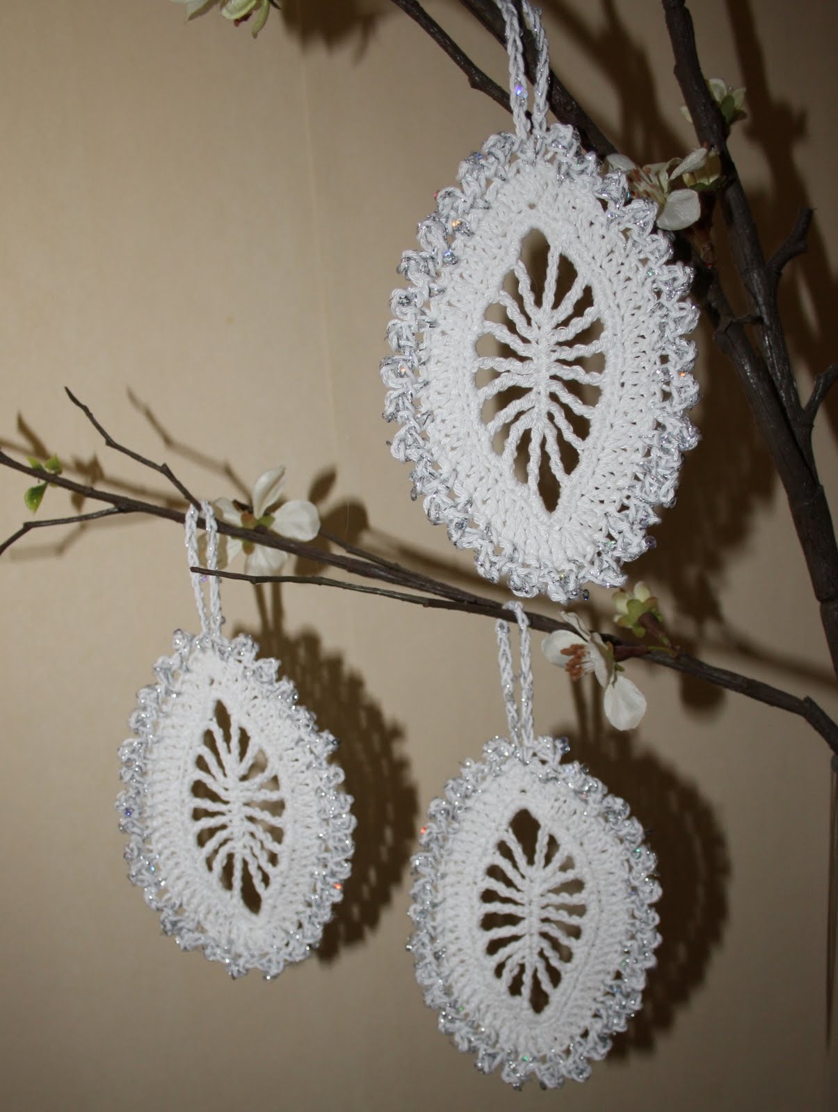 TANT GRÖN Virkat Julpynt