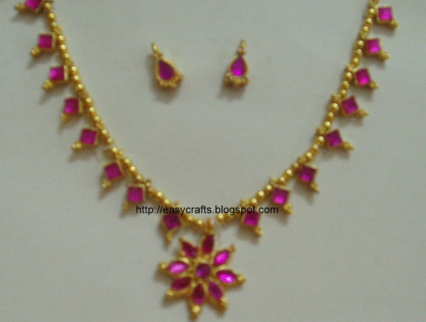 Easy Crafts Explore your creativity Artificial jewellery design
