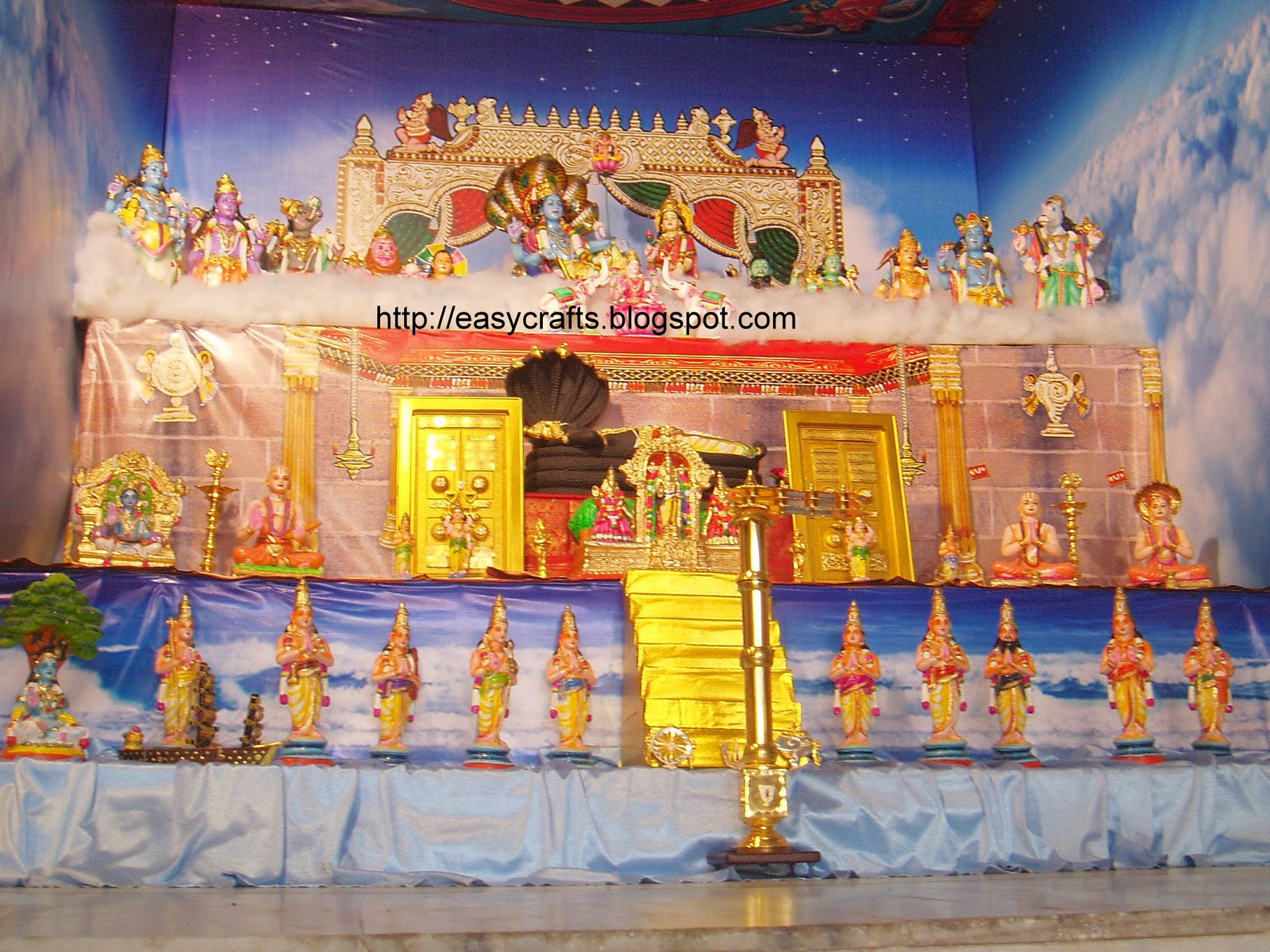 Temples of India Ashta dikka golu at Triplicane Sri Parthasarathy