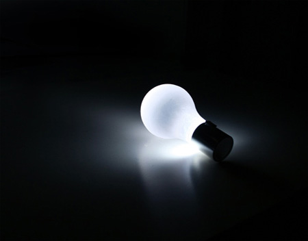 Design conceito: maçaneta lâmpada