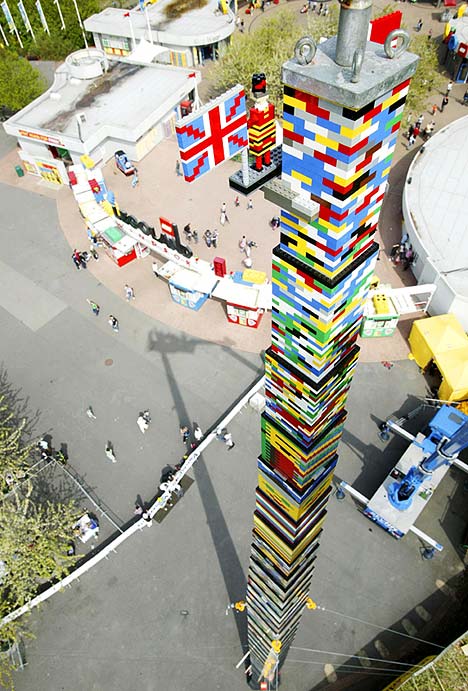 A torre de Lego mais alta do mundo