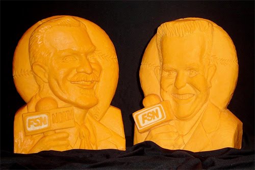Esculturas feitas de queijo