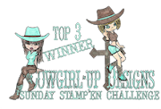 Top 3 at Cowgirl up! Yeehaw!!