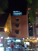 Hotel Wiko at night. Tanjung Balai