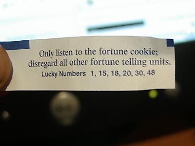 20 Funny Fortune Cookie Fortunes