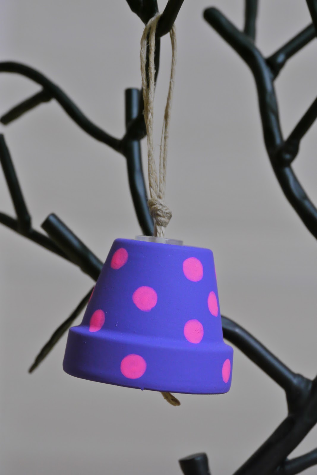 Full of Craft Ornament Month! Flower pot bells