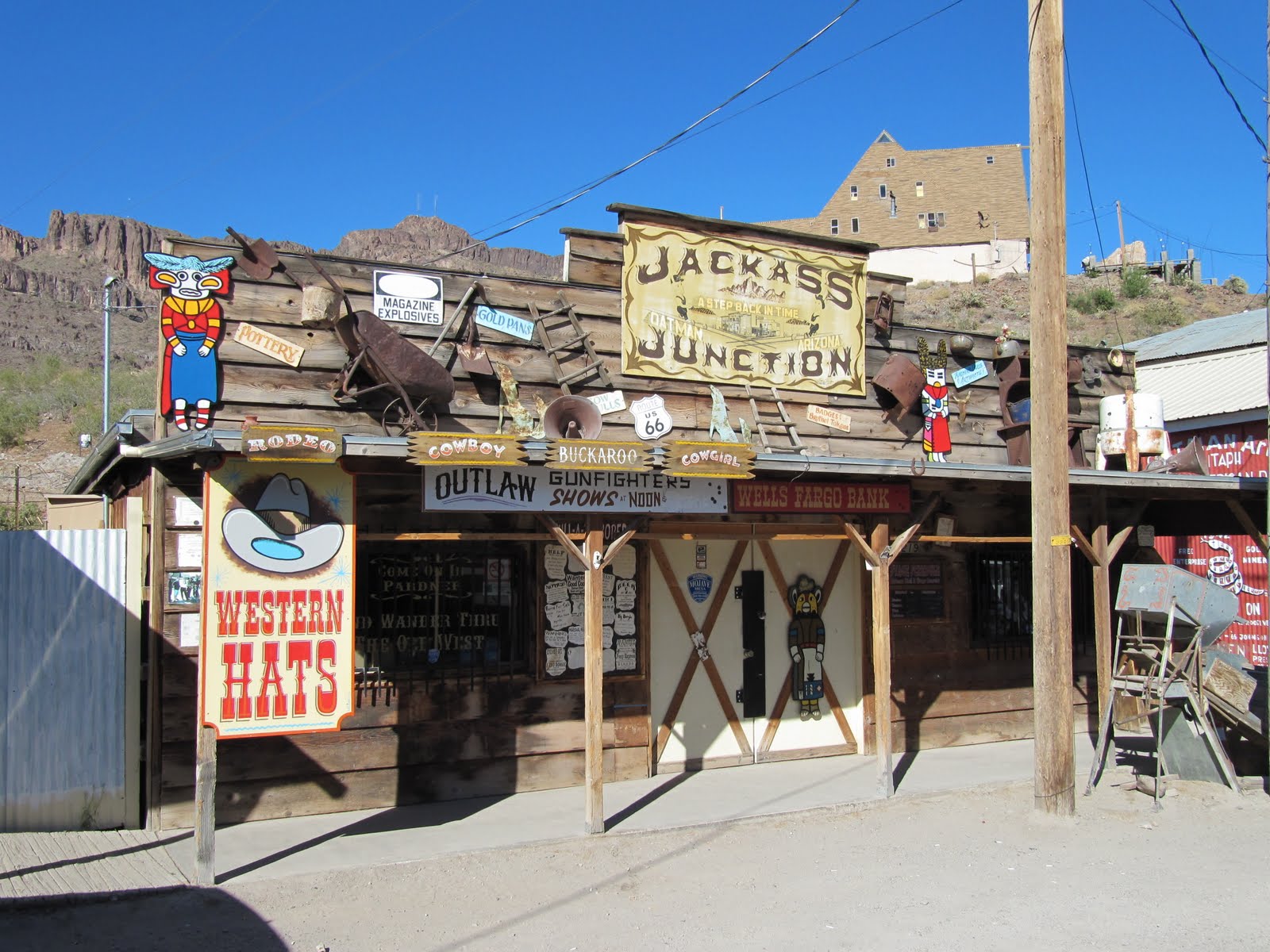 What a Country! Oatman Arizona along Historic Route 66