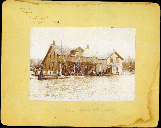 April 22, 1897 - Dr. Harris home in Pembina, ND