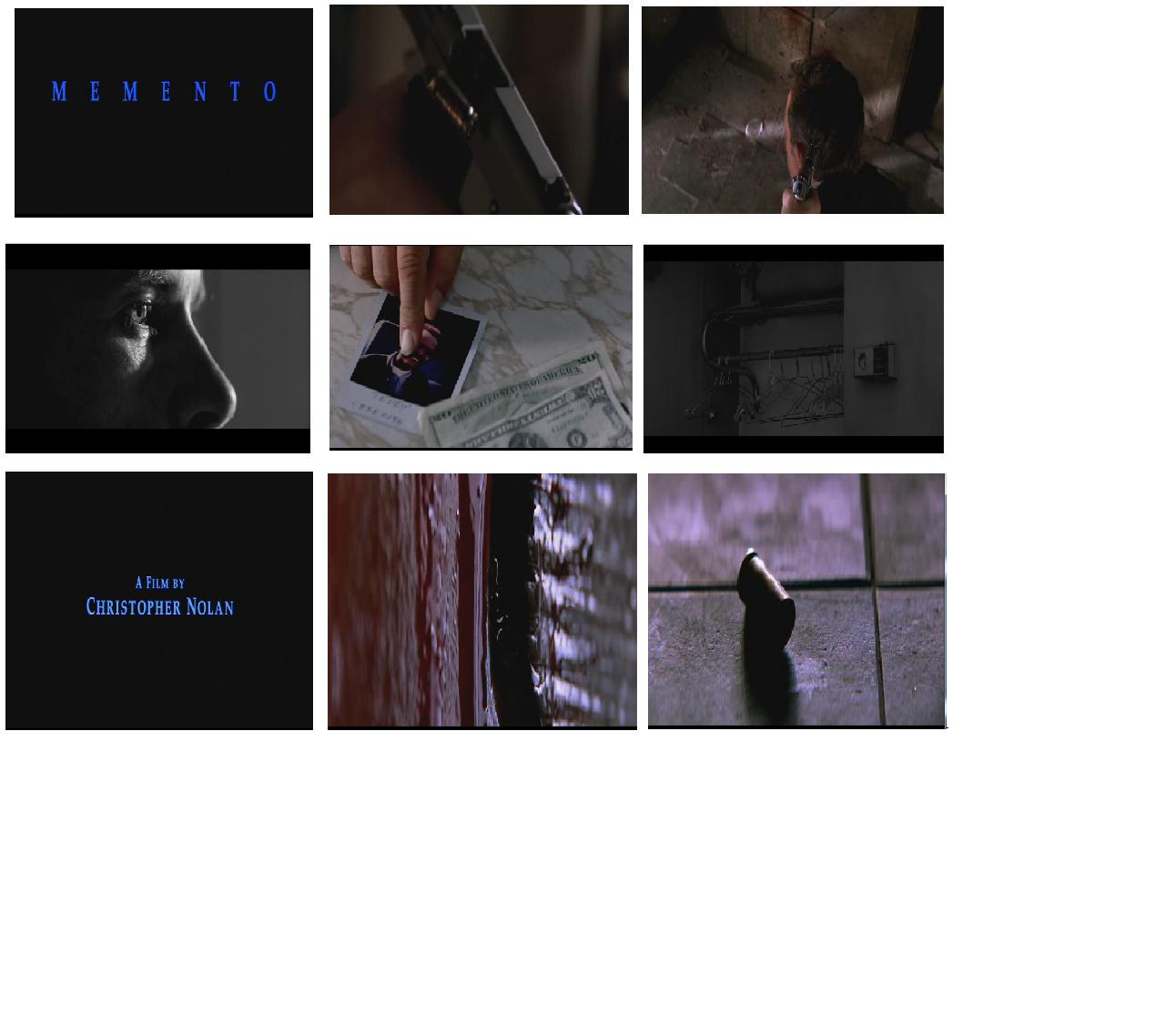 Memento character analysis picture