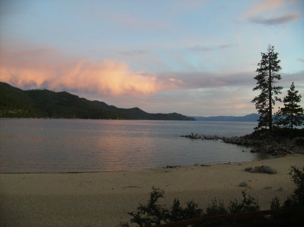 Sunset at Sand harbor