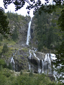 la cascada d"Ars a Aulús a l'Arieja (agost del 1883)