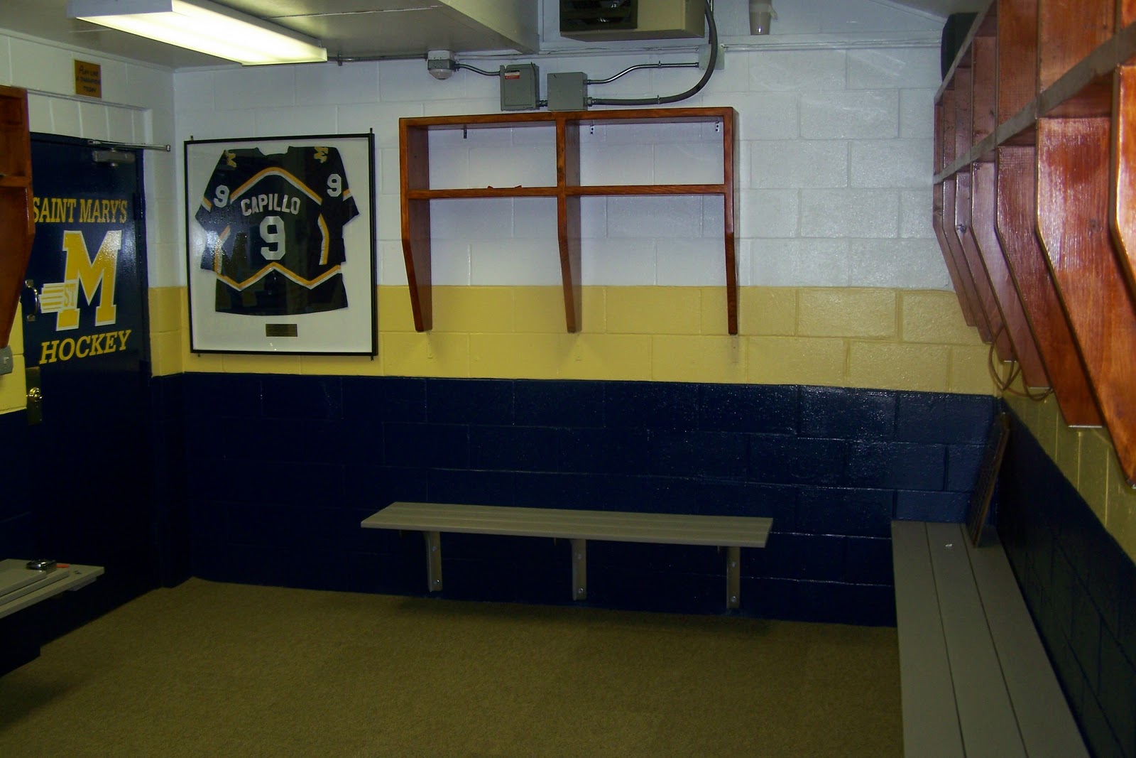 Saint Mary's Boys Hockey locker room updates