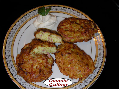 Chiftelute cu jambon si dovlecei