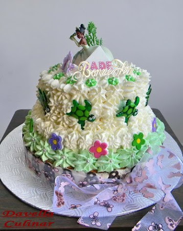 Gâteau d’anniversaire La princesse et la grenouille